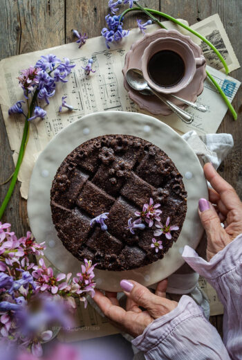 Torta integrale al doppio cioccolato